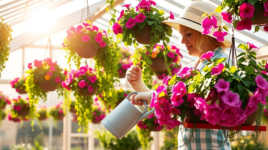 hanging basket seasonal maintenance