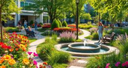 healing through hospital gardens