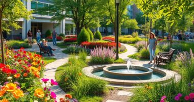 healing through hospital gardens