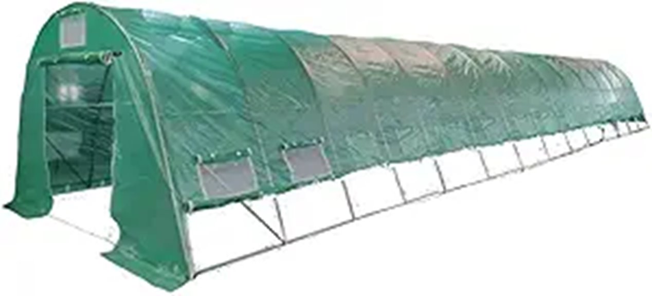 heavy duty greenhouse structure