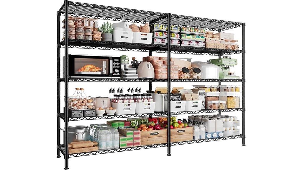 heavy duty metal shelving unit
