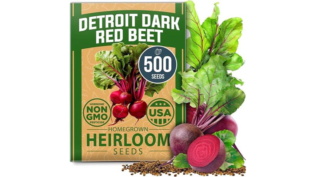 heirloom dark red beet seeds