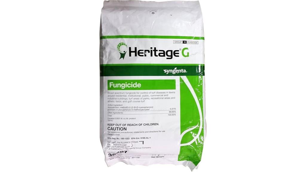 heritage g fungicide bag