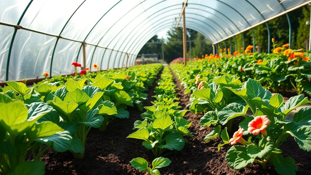 high tunnel hoop houses