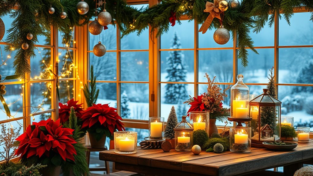 holiday greenhouse decoration ideas