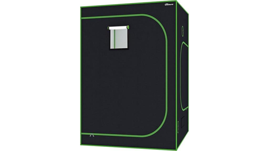 hydroponic grow tent dimensions