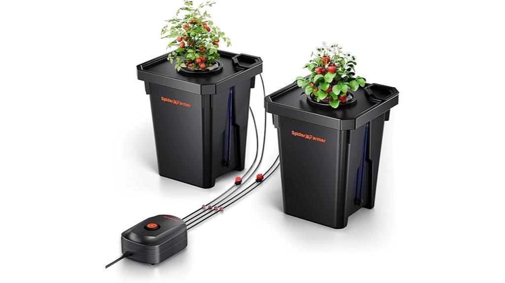 hydroponic growing system setup