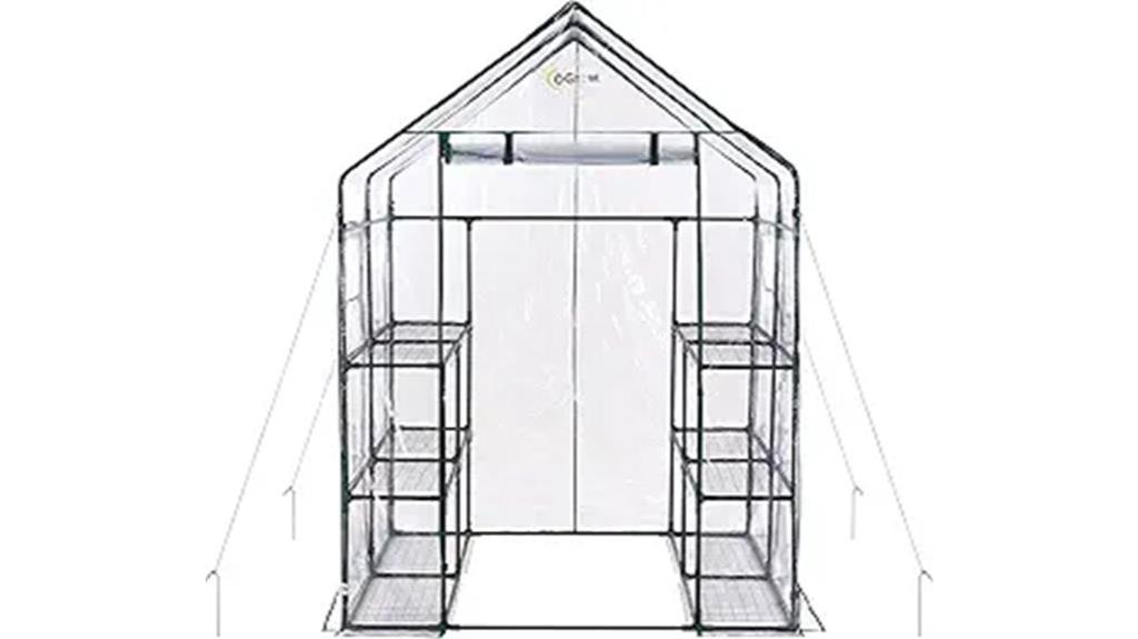 indoor and outdoor greenhouse