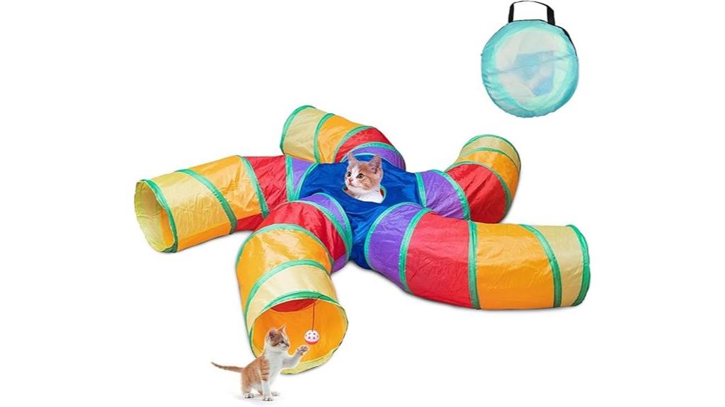 indoor cat activity tunnel
