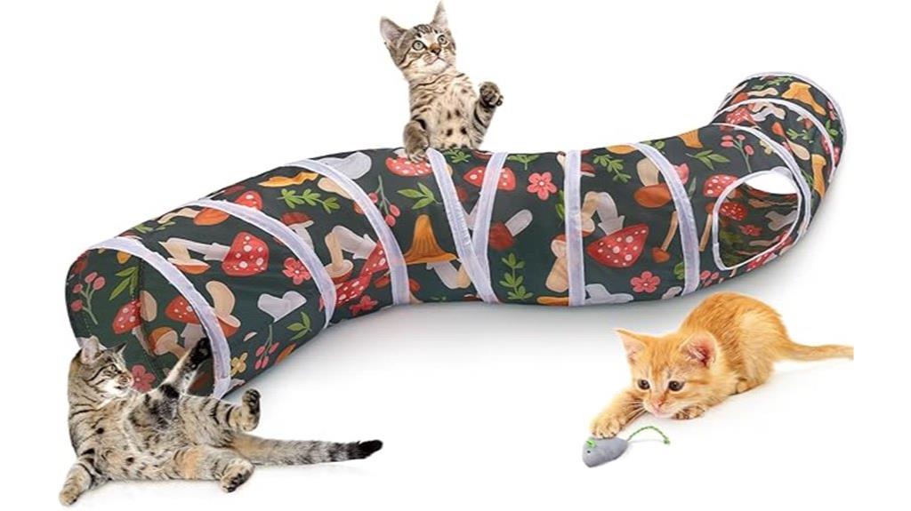 indoor cat play tunnel