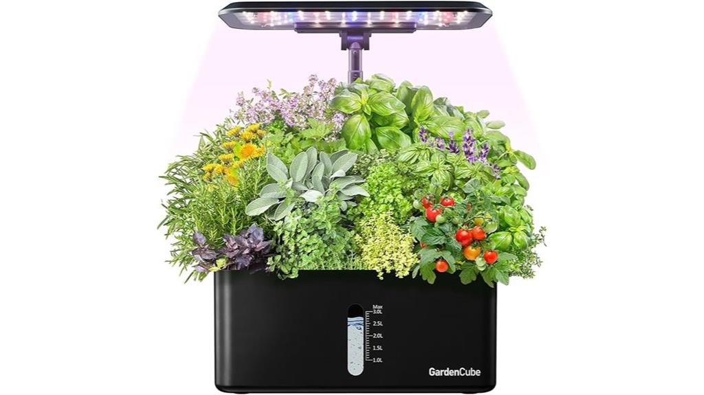 indoor hydroponic garden setup