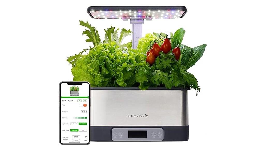 indoor hydroponic gardening system