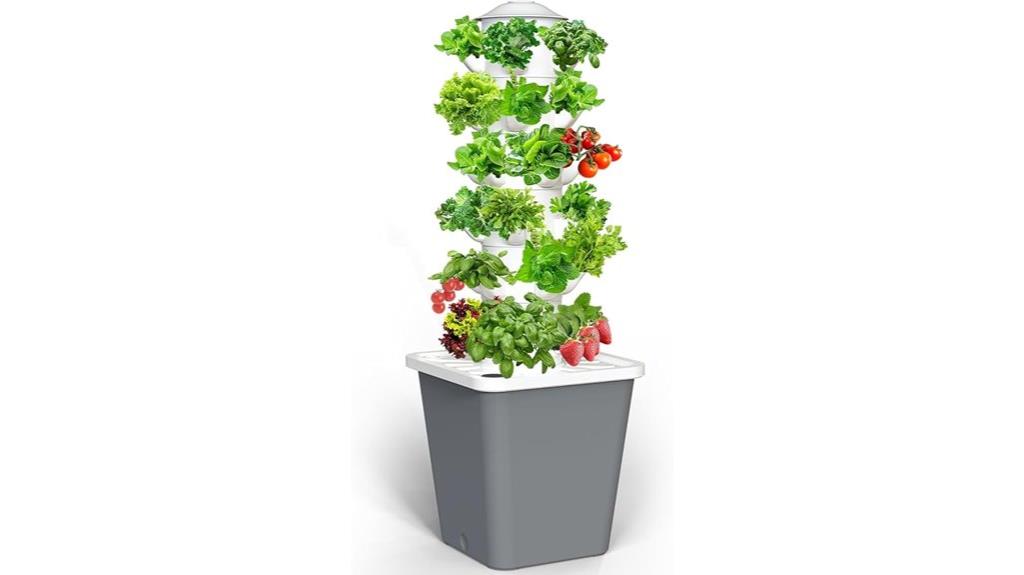indoor hydroponic tower system