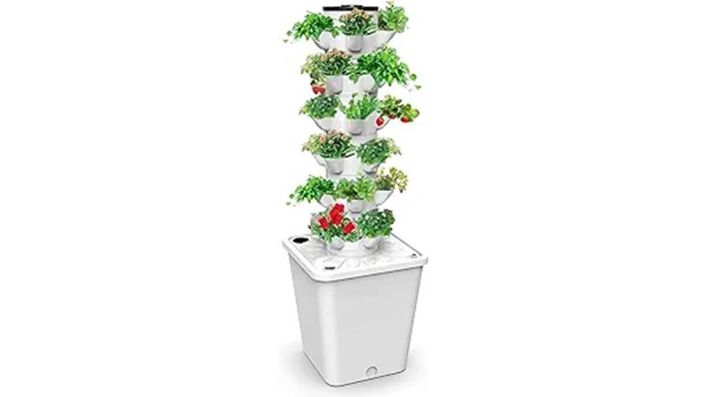 indoor vertical hydroponic garden