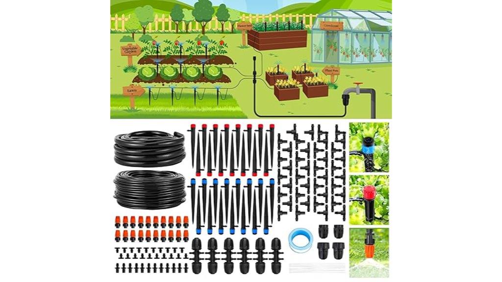 irrigation system for gardens
