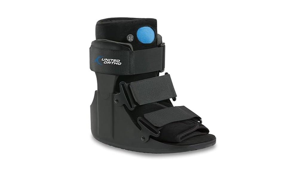 large black fracture boot