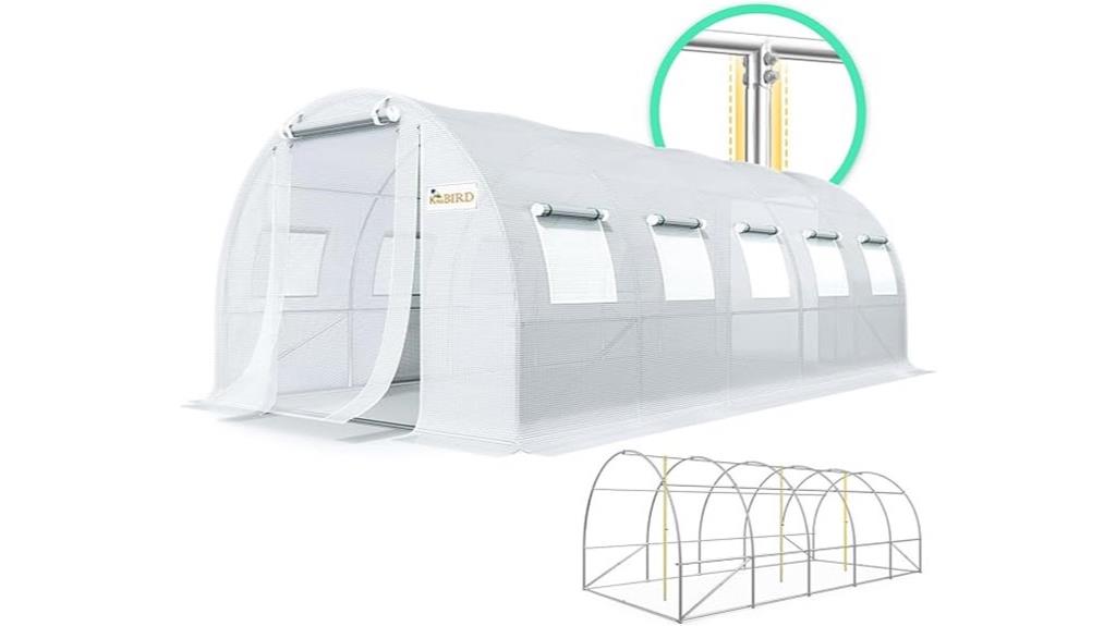 large outdoor greenhouse solution