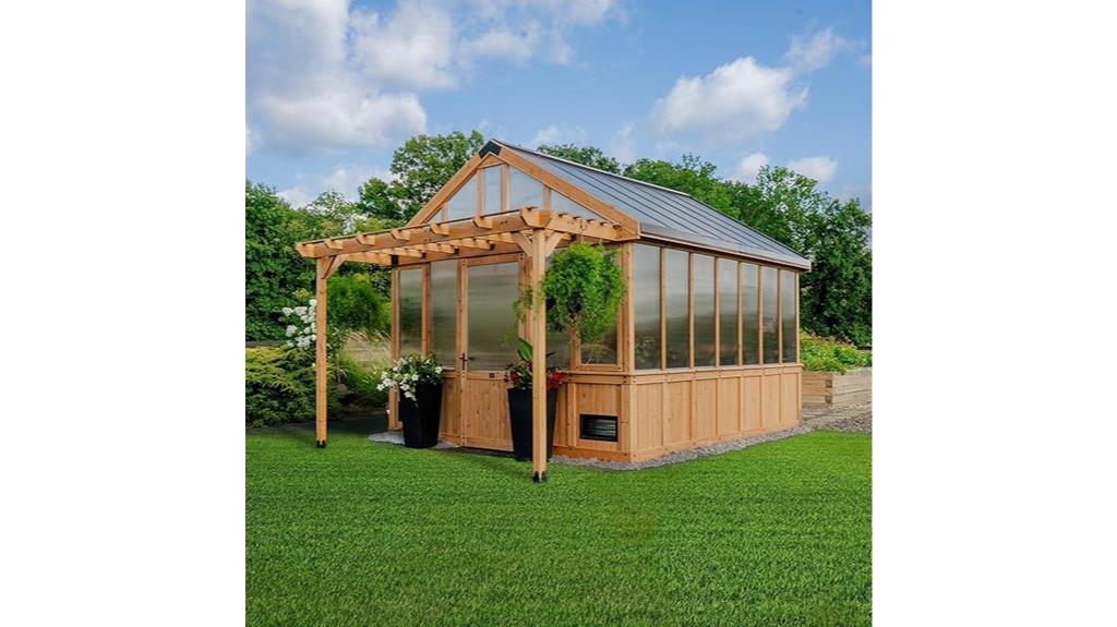 large walk in greenhouse kit