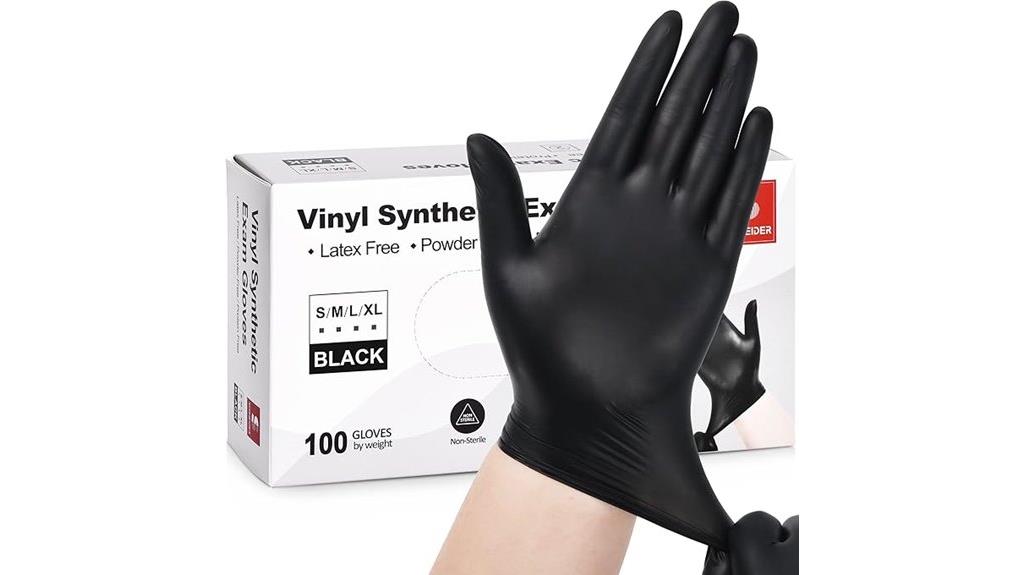 latex free disposable exam gloves