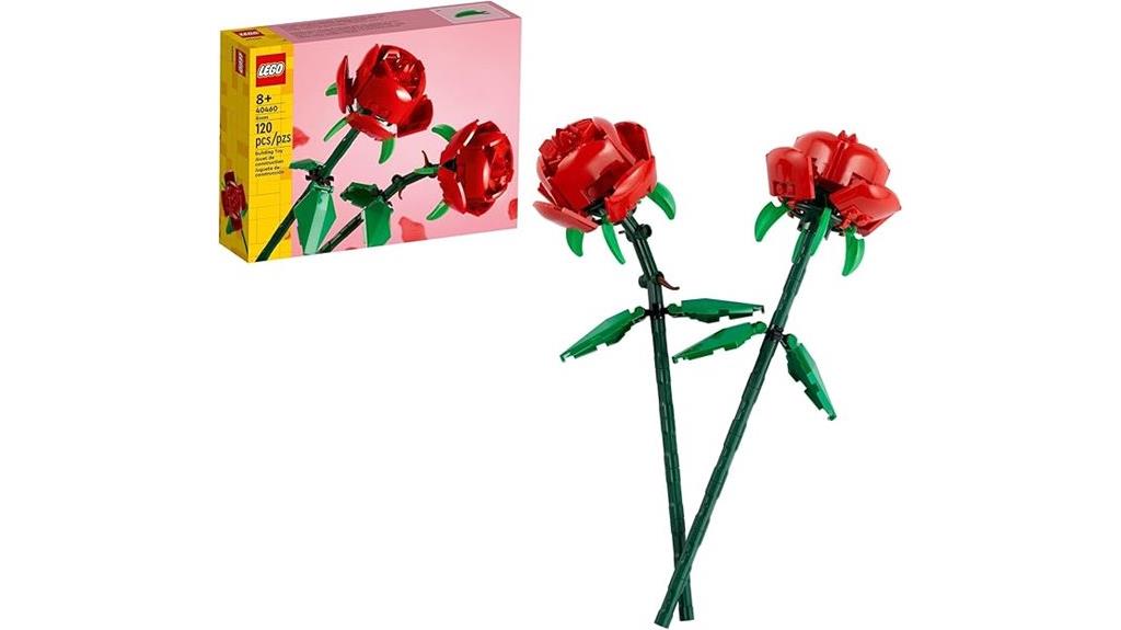 lego building toy roses