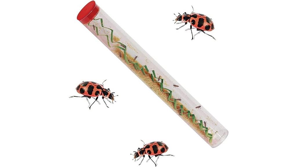 live pink spotted larvae