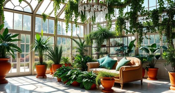 luxurious greenhouse interior designs