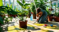 managing greenhouse algae growth