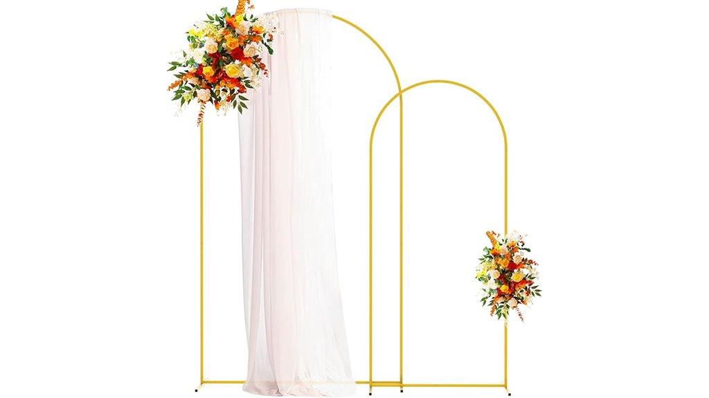 metal arch backdrop stand