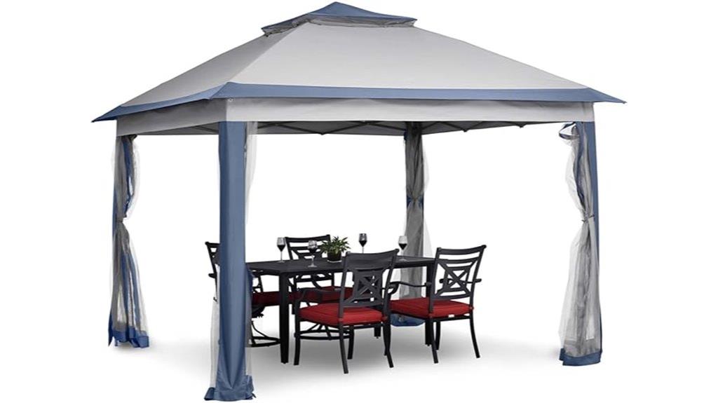 mosquito netted outdoor shelter