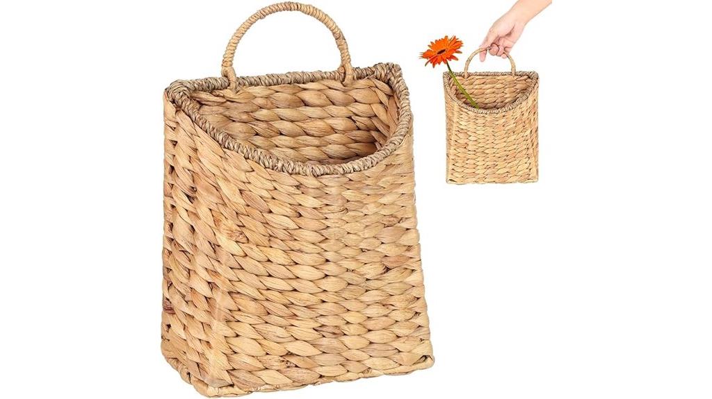 natural fiber decorative baskets