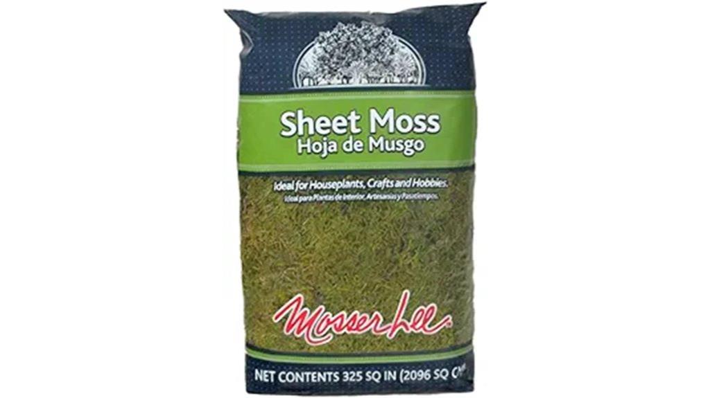 natural green sheet moss