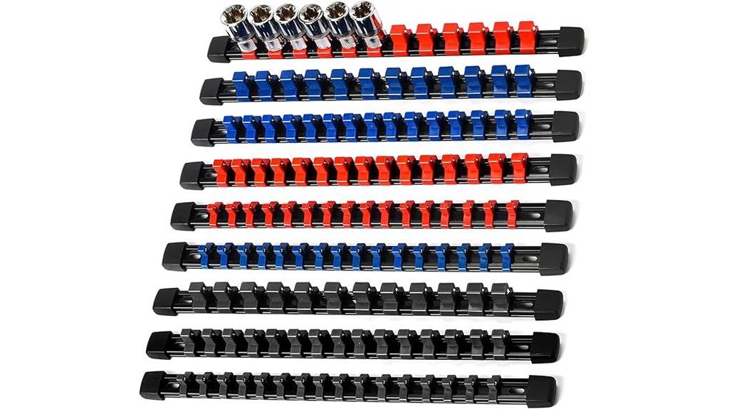 nine piece socket holder kit