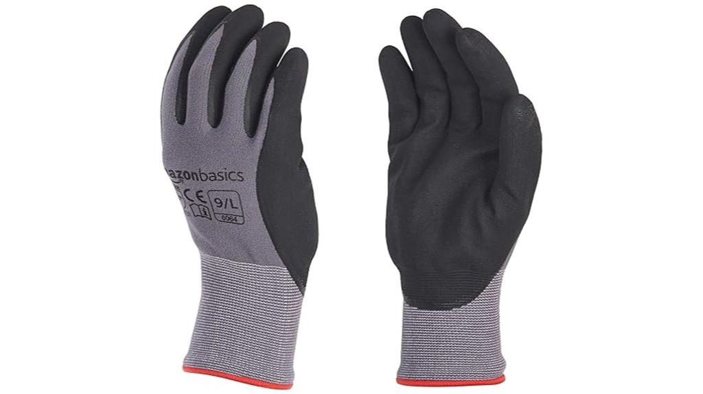 nitrile coated work gloves