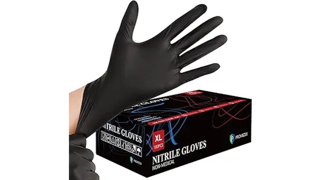nitrile disposable gloves pack