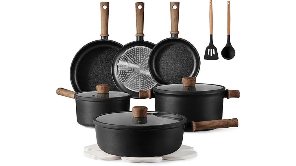 nonstick cookware set collection