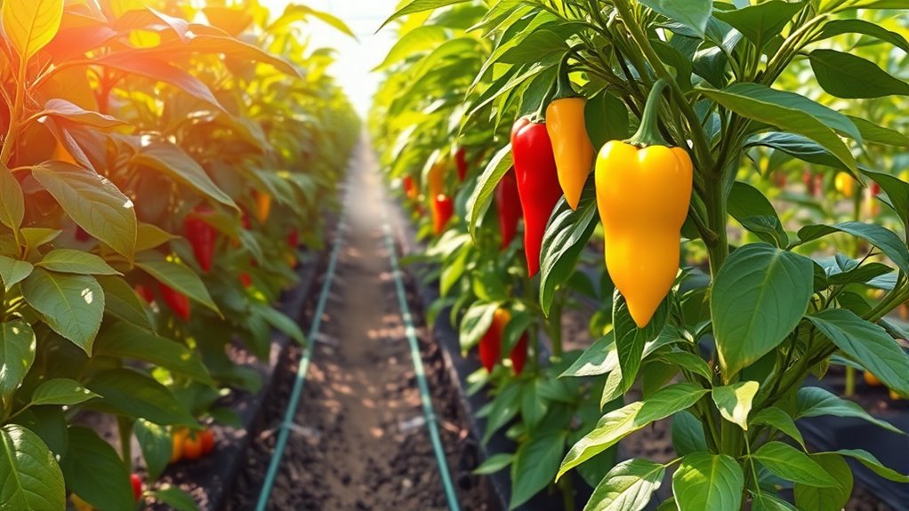 optimal conditions for peppers