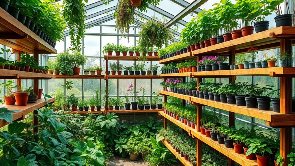 optimal greenhouse shelving solutions