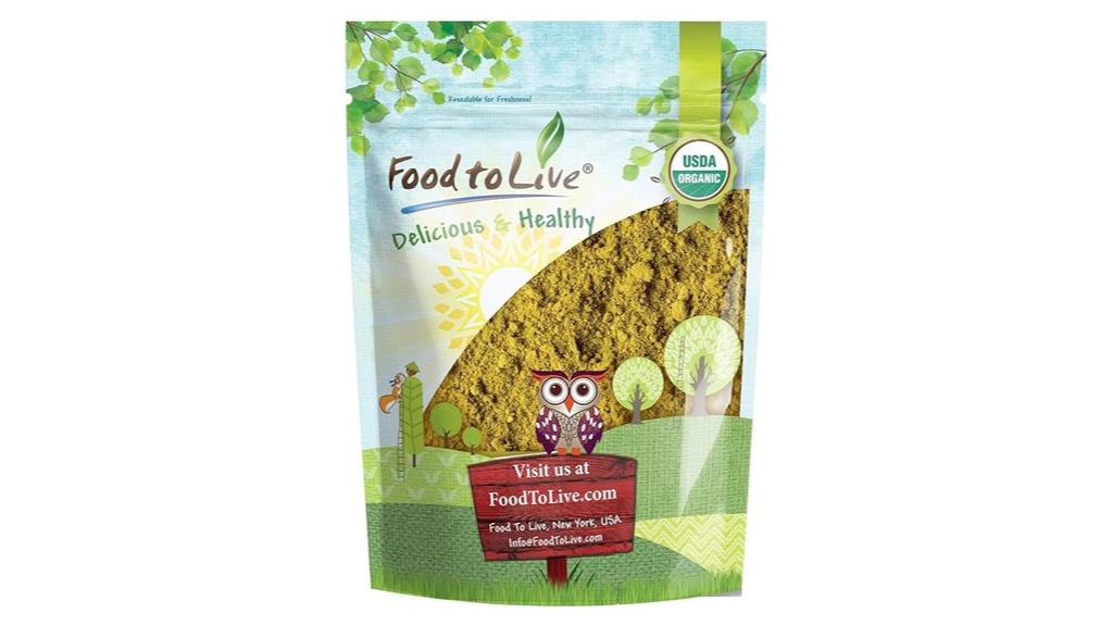 organic broccoli sprouts powder
