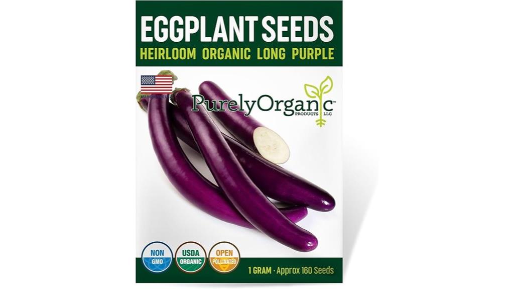organic long purple seeds