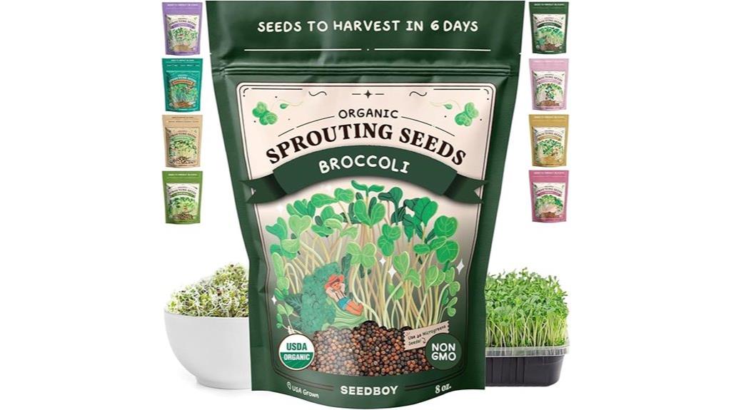 organic non gmo sprouting seeds