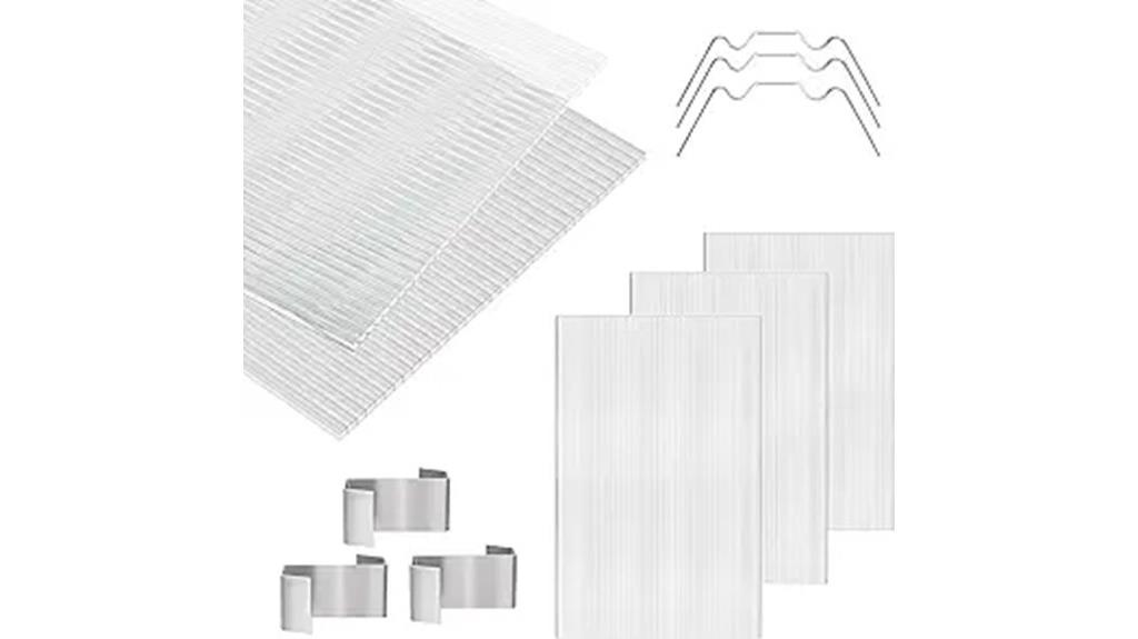 outdoor greenhouse panel set