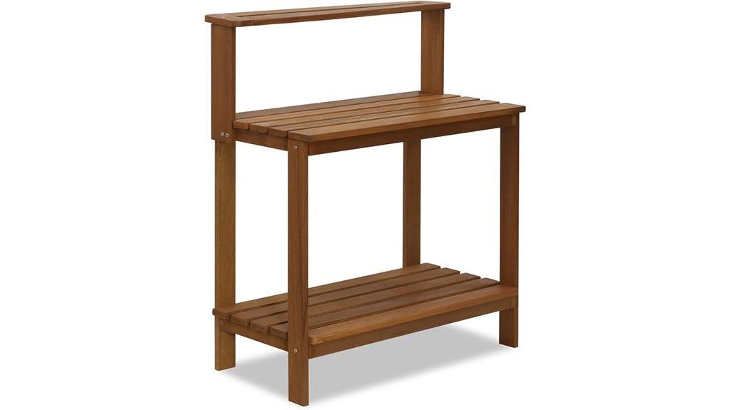 outdoor patio potting bench
