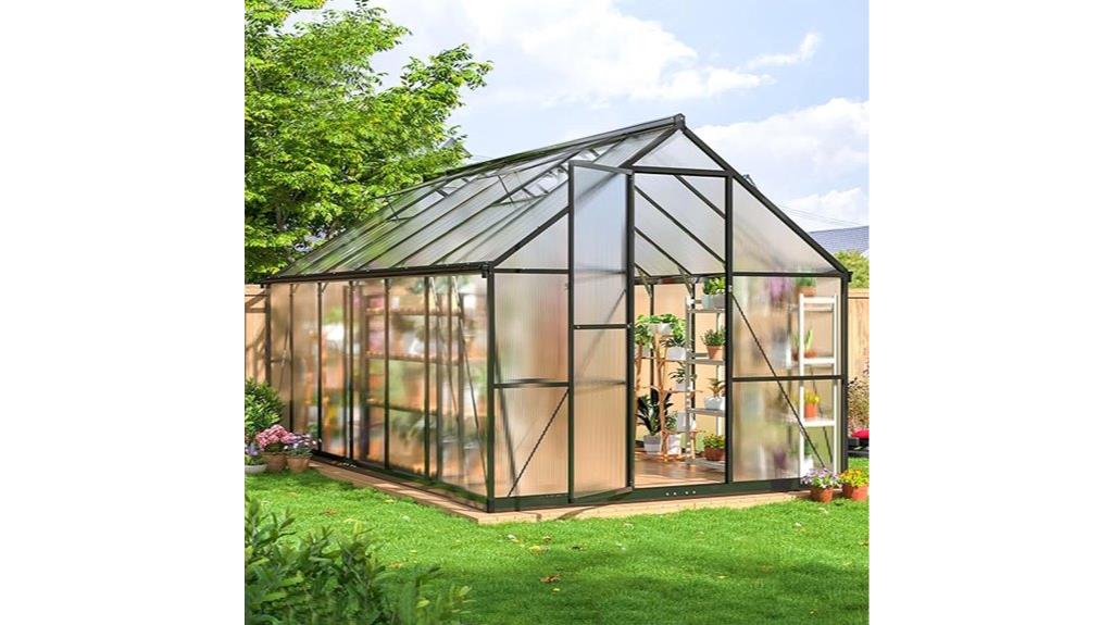 outdoor polycarbonate greenhouse kit