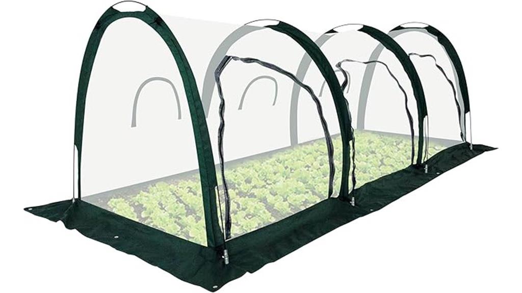 outdoor portable greenhouse tunnel