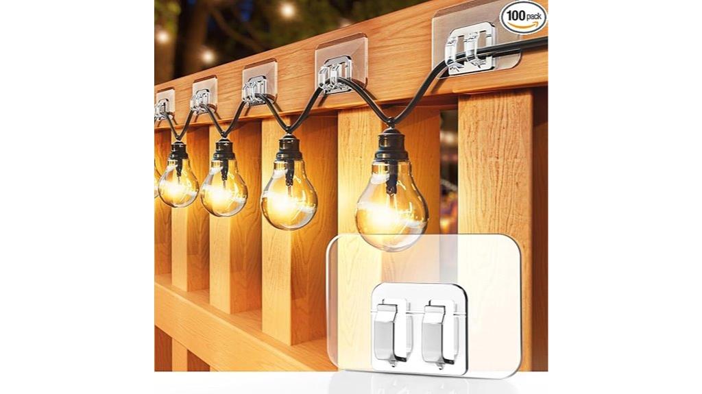 outdoor string light hooks