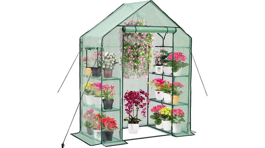 outdoor walk in greenhouse solution
