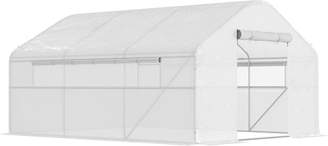 outsunny greenhouse hoop house