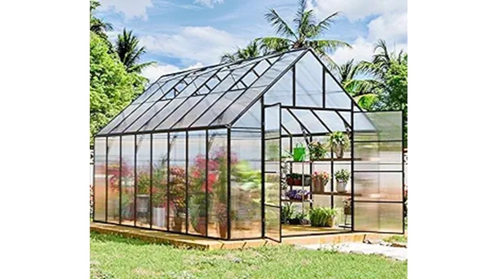 polycarbonate outdoor greenhouse kit
