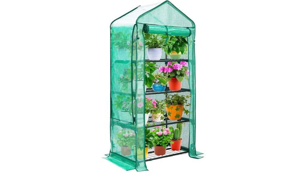 portable mini greenhouse screen