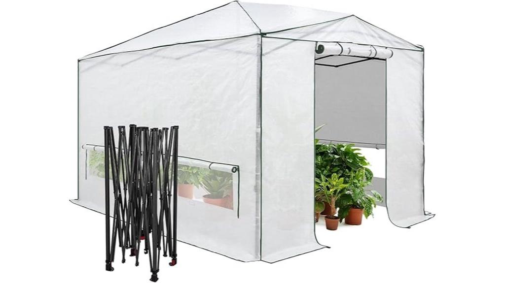 portable walk in greenhouse solution